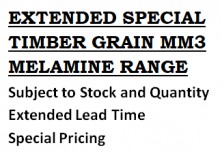 Extended Special Timber Grain MM3 Melamine Range